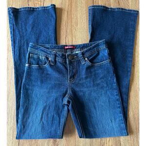 Unionbay Vtg Dark Wash Mid Rise Flare Jeans Size 5